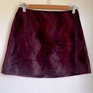 Vintage faux fur skirt